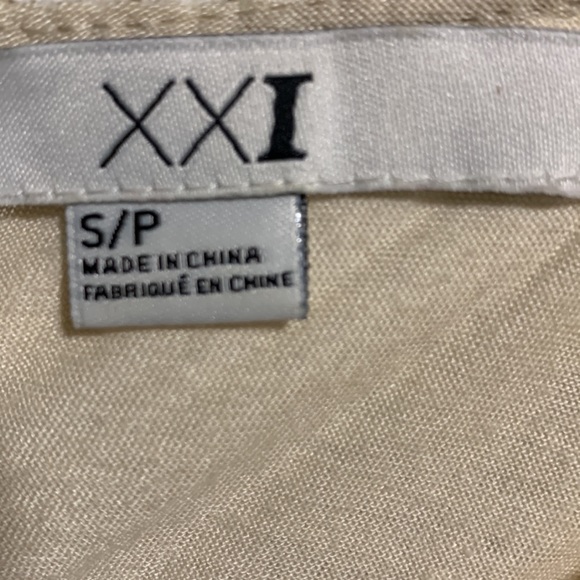 Vintage XX1 Gold Lace Mini Dress NWOT - Picture 6 of 6